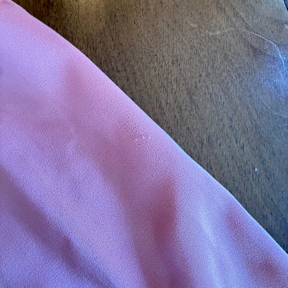 Lovers and Friends Kendall Blouse One Shoulder Guava Pink Satin Sz XS Feminine - Picture 13 of 15